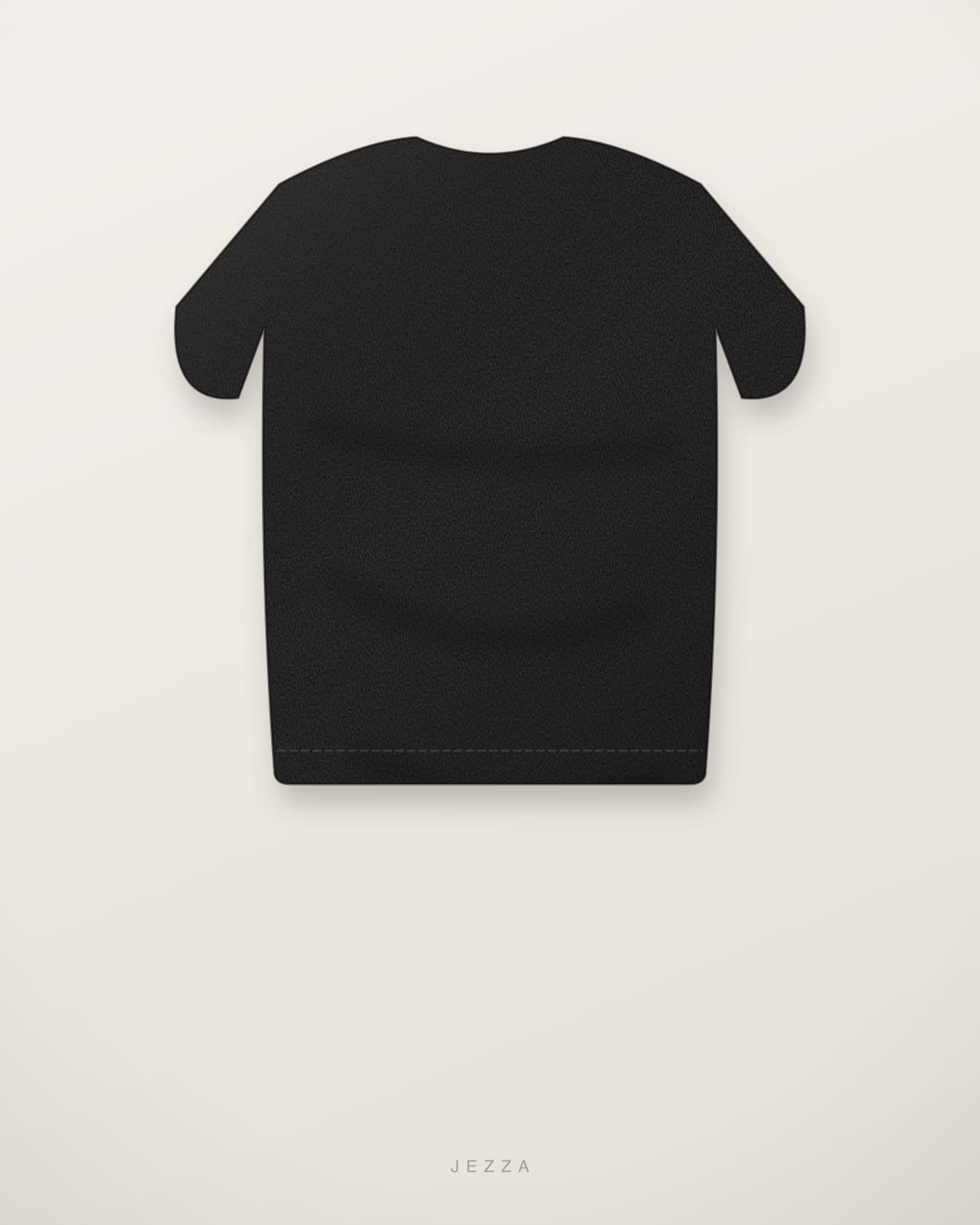 JEZZA Ribbed Fitted Tee, alternate view