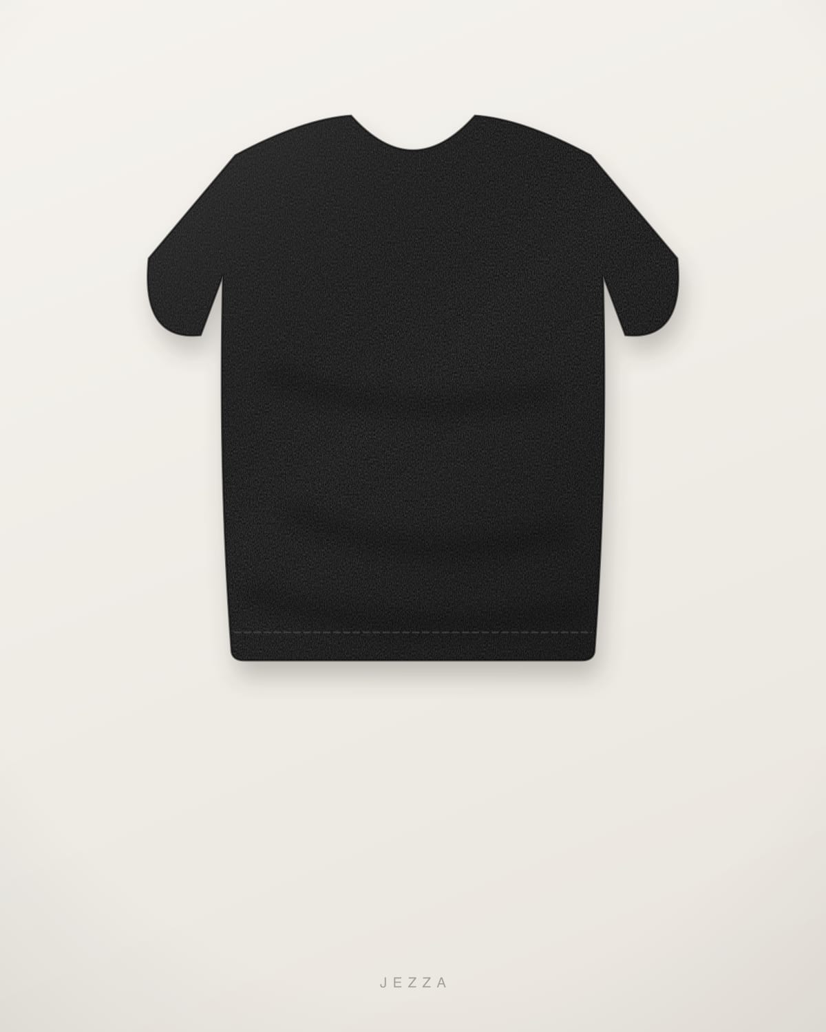 JEZZA Ribbed Fitted Tee